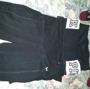 3 victoria secrets pink leggings